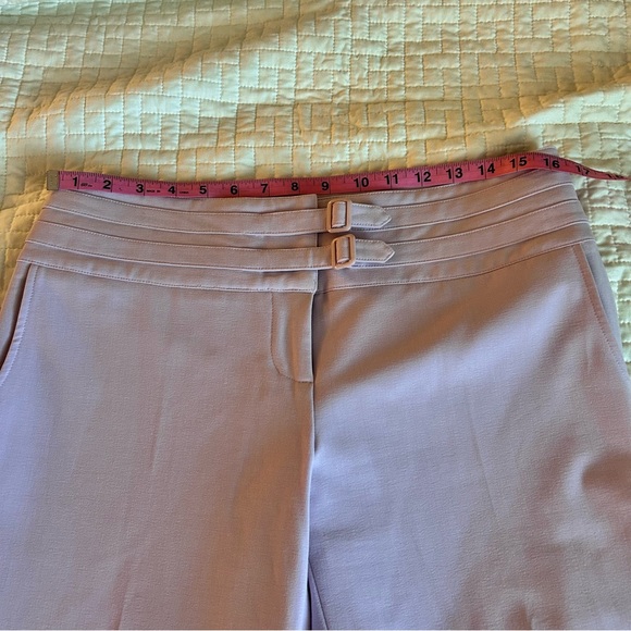 Lavender Purple Wide Waistband Cropped Pants Size 8 - Picture 6 of 8